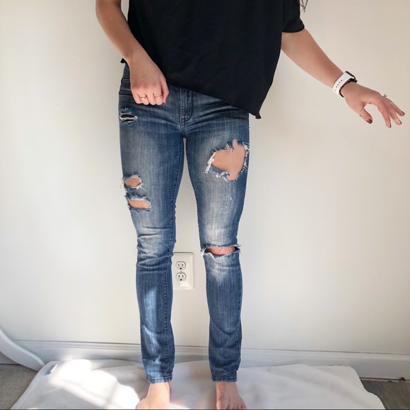 American Eagle Outfitters Denim - American Eagle Women’s Distressed Skinny Jeans 6